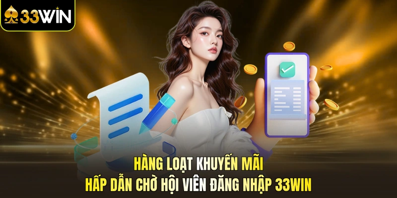 Hàng loạt khuyến mãi hấp dẫn chờ hội viên đăng nhập 33WIN
