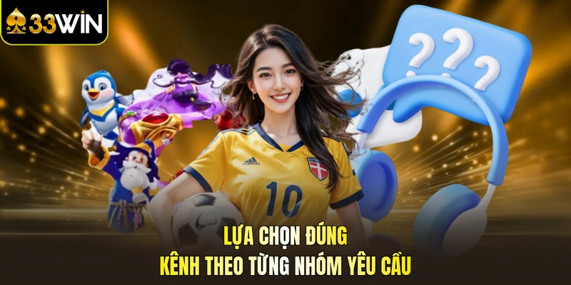 Lựa chọn đúng kênh theo từng nhóm yêu cầu