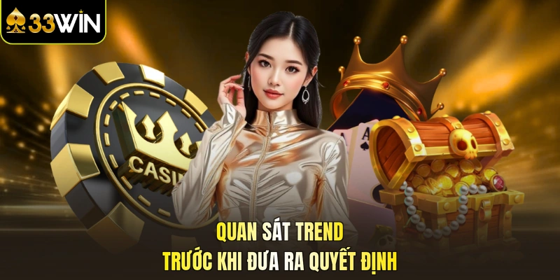 Quan sát trend trước khi đưa ra quyết định