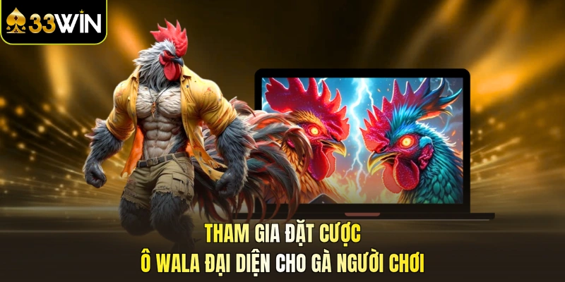 Tham gia đặt cược ô Wala đại diện cho gà người chơi